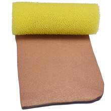 2支装可重复使用的粘土纹理擀面杖，粗糙哑光表面，适用于聚合物粘土首饰DIY，不粘且易于使用，可打造砂岩和做旧效果 - 黃色 - 查看 9