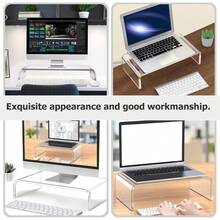 展示架 电脑增高架 电脑支架 显示器支架 增高架 办公电脑支架 键盘腕垫 显示器增高架 电脑增高支架 电脑底座 亚克力显示器支架 增高架 亚克力笔记本电脑支架