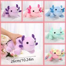 墨西哥钝口螈毛绒玩具墨西哥钝口螈填充动物毛绒枕头玩偶可爱柔软的墨西哥钝口螈生日礼物家居装饰紫色毛绒、Squish Mellows、可爱墨西哥钝口螈、黄貂鱼、罂粟、毛绒玩具、史迪奇娃娃、毛绒枕头、可爱毛绒