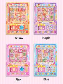 80 张卡通口香糖机备忘录记事本，高可爱设计美味零食笔记本，便携式口袋备忘录本，适用于学校用品，返校 - 均碼 - 查看 8