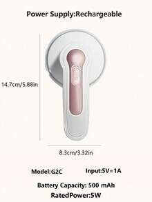 Effective Rechargeable Lint Remover - Portable Shaver For Clothing, Furniture, And Carpet - USB Cable And Cleaning Brush Included.
