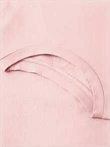 Áo thun cotton gân nữ, họa tiết phong cách Hawaii, quần áo thể thao nữ mới mùa xuân và mùa hè phong cách đại học, áo thun nữ tay ngắn màu hồng mềm mại thoáng khí thời trang - Hồng - Xem 5