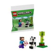 Lego  Series 30672 Steve And Panda Baby Building Pack Toy Gift - Multicolor - View 1