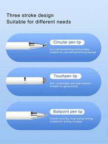 3-In-1 Magnetic Touch Stylus Pen, Capacitive Stylus Compatible With IPad, Apple Phones And Tablets, Universal Handwriting Pen - Multicolor - View 4