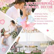 1 pieza Bandera decorativa grande de 50 cm de estilo bohemio con mariposa 3D de tela - Decoración artificial de flores románticas para bodas, hogar y exteriores - Se puede usar para Pascua, Acción de Gracias, Día de la Madre, cumpleaños. Para decoración de jardín, flores artificiales, decoración otoñal del hogar, plantas, flores falsas, plantas falsas, accesorios de dormitorio, decoraciones de boda, decoración de pared, accesorios de jardín, decoración del hogar para la sala de estar.