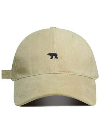 1pc Fashion Navy Blue Bear Vintage Baseball Cap