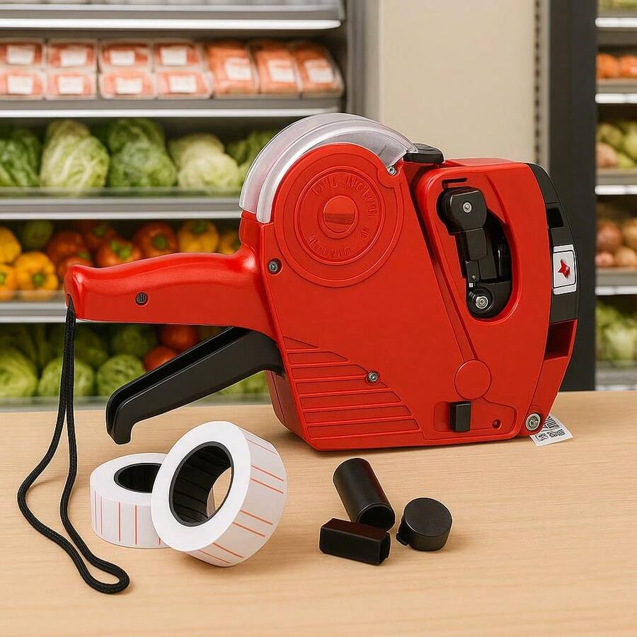 Etiquetadoras de Precios manual, rotuladoras de precios para negocios para etiquetas adhesivas - A - Ver 1