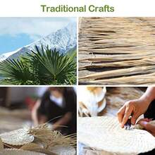 Handcrafted Rattan Decorative Fan Perfect For Parties Weddings Or Gifts For Women 1 Piece - 1 cái - Xem 3