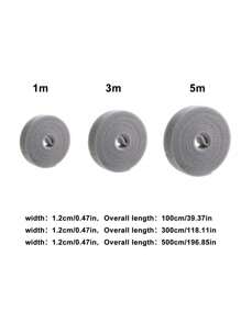 1m/3m/5m Charging Cable Organizer, Cable Ties Wrap, Hook And Loop Cable Tie, Data Cable Storage, Self-Gripping Double Sided RollWinder Hook And Loop Strap ,For Earphone/Usb Cables,Computer Cable Tie, Desktop Cable Back Organizer,Cable & Cord Management Home & Office Organization Christmas For Holiday Gift Giving