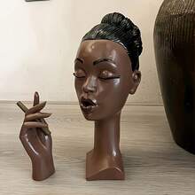 优雅的树脂香座，带有女性轮廓设计 - 多功能香薰扩散器，适用于家庭和办公室装饰，是芳香疗法和放松的理想选择，是室内或室外使用的独特礼物 - 彩色 - 查看 3