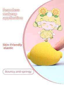 BATENG 1/2pcs Fruit-Shaped Makeup Sponge – Soft Reusable Latex-Free Blending Puff For Foundation, Concealer & Powder, Cosmetic Beauty Sponge With Adorable Cartoon Header Card Packaging, Ideal For Girls, Teens & Makeup Beginners, Perfect For Travel & Daily Use,Makeup,Cheap,Room Decor,Vanity,Travel,Bedroom,Makeup Accessories,Puff,Makeup Blender,Powder Puff,Makeup Sponge