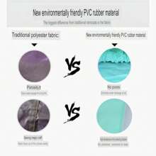 1pc Women's Contrasting Color Raglan Sleeve Loose Hooded Rain Jacket Summer Cooling,Beach,Travel