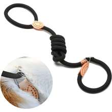Dog Leash For Small Dogs, Dog Leash With Buffer Spring, Retriever Leash Hunter Leash 2.5 Meters Long X 1 Cm, Sturdy Carabiner, Adjustable Length Of The House Leash Black - Black - View 3