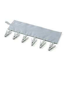 1pc Cloth Hanger Foldable For Travel And Everyday Hanging Solutions, Portable Lightweight Garment Organizer For Home Bathroom And Laundry, Collapsible Drying Rack With Clips For Quick Drying Of Delicates, Space-Saving Clothes Hanger With Frame, Multi-Functional Travel Closet Accessory For Wardrobe Organization And Efficient Air-Drying