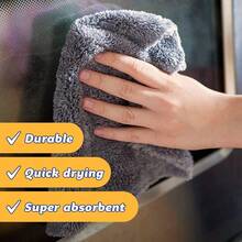 Microfiber Cloths All Purpose Super Soft Ultra Plush Microfiber Towels Contains Grey Yellow Cleaning Rags 2 Pack - ['Grey''Yellow'] - View 6