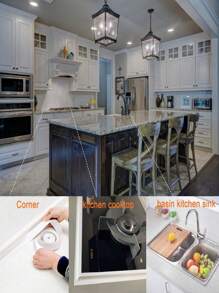 1 件适用于厨房/浴室/卫生间/瓷砖接缝和角线的防水密封胶带，用于浴缸和淋浴的自粘柔性填缝胶带，易于为台面和马桶底座涂抹间隙填充物，形成紧密密封以防止水损坏，耐用的 PVC 材料，让您的厨房和浴室保持干燥清新，非常适合密封边缘和角落。