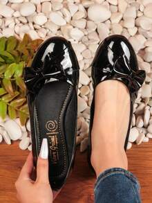 Women Flats - Black - View 1