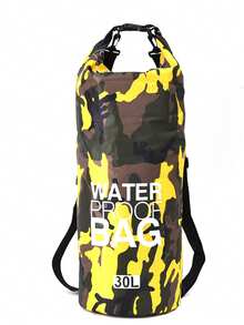 30L Camouflage Floating Dry Bag Backpack, Roll Top Dry Bag Keeps Gear Dry, Suitable For Kayaking, Rafting, Boating, Swimming, Camping, Hiking, Beach, Fishing