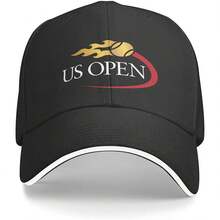 Humorous Adjustable US Open Tennis Cap Baseball Cap Golf Cap For Men And Women - Đen 5 - Xem 1