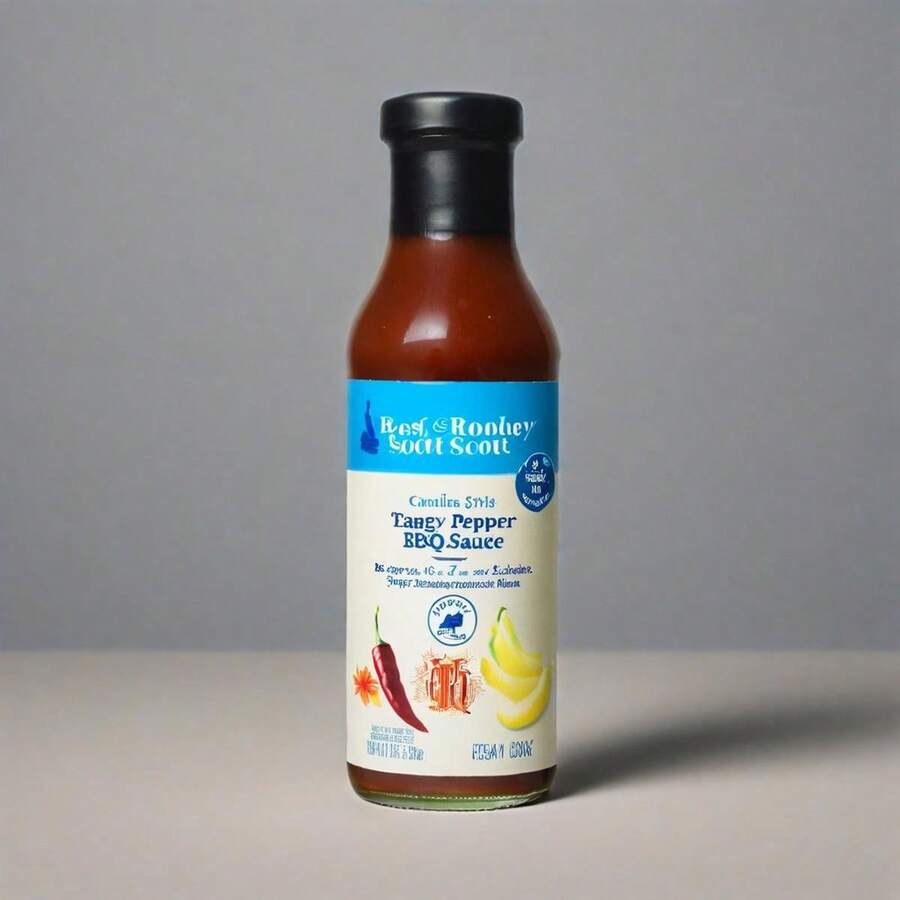 Tangy Pepper BBQ Sauce - 11.8 Fl Oz Collabs| Rodney Scott - 黃色 - 查看 1