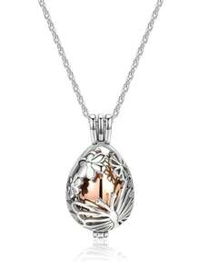 Cremation Jewelry Urn Necklace For Ashes Teardrop Butterfly Urn Memorial Locket Pendant Necklace Hollow Flower Jar Keepsake Cremation Jewelry For Women