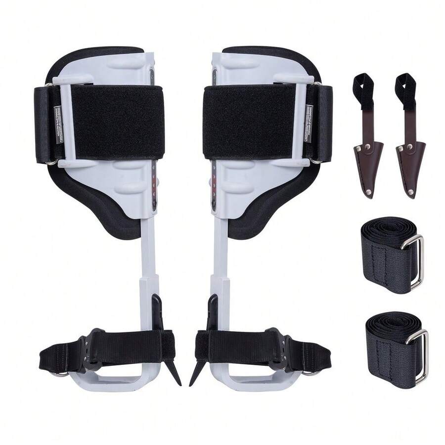 Tree Climbing Spikes Set Pole Spurs Gear Aluminum Adjustable Climber Gaffs - default - View 1