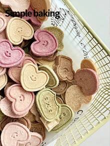 卡通图案饼干模具、可爱动物造型（小猫、小狗、小兔子、熊、心形、吐司）饼干模具、软糖巧克力饼干印章、厨房配件和派对礼物的理想模具、开学季便当用品、甜点模具、厨房糕点制作工具 - 白色 - 查看 3