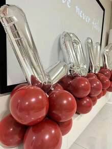 Bộ 116 bóng bay cao su màu đỏ, thích hợp cho đám cưới, sinh nhật, tiệc chia tay cuộc sống độc thân, kỷ niệm, tốt nghiệp, lễ hội hóa trang, lễ rửa tội, tiệc hồ bơi, tiệc chủ đề mùa hè, trang trí phòng khách, trang trí phông nền tiệc - Đỏ - Xem 10