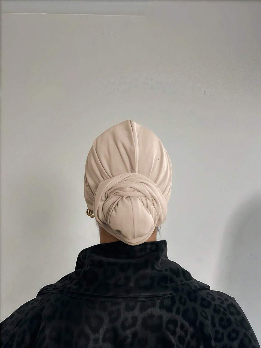 1 buah Hijab Instan Klasik Wanita Warna Polos, 3 Cara Pemakaian Berbeda, Jilbab Elastis Serbaguna & Praktis, Kain Modal Lembut, Nyaman untuk Pemakaian Sehari-hari, Olahraga, Yoga, dan Pakaian Lainnya