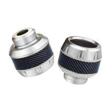 1set 2Pcs Universal Motorcycle Wheel Protection Crash Pad Motorbike Crash Protectors Alloy Motocross Falling Front Fork Slider Cups - Enhanced Motorcycle Fork Protectors - Anti-Collision, Shock Absorbing Cups For Enhanced & Stability.