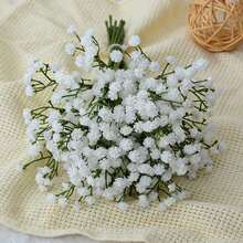 1 PIEZA/3 PIEZAS/6 PIEZAS/12 PIEZAS Flor artificial de Gypsophila con múltiples ramas, Bouquet falso de Paniculata de 28 cm apto para decoración de boda, decoración del Día de San Valentín, decoración de cumpleaños, decoración de aniversario, decoración del hogar, decoración de mesa, decoración de dormitorio y baño, decoración de escritorio, decoración de otoño, decoración de otoño, decoración de mesa, decoración de maceta de plantas - Multicolor - Ver 6