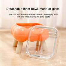 1个全新猫咪喂食碗，四脚架宠物碗