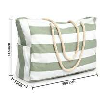 Beach Bags For Women, Large Waterproof Beach Tote Bag Zipper Beach Bags Waterproof Sandproof Swim Pool Bag Large Tote