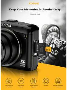 بطاقة فلاش TF من KODAK U1 Micro SDHC SDXC، بطاقة ذاكرة من الفئة S-I 10 سعة 16 جيجابايت/32 جيجا بايت لسيارة الهاتف التي تُصاب بالسكتة - أصفر - مشاهدة 2