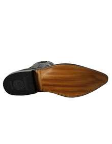 BOTA VAQUERA MARCA BDP GRABADO TIPO ANANCONDA 100% PIEL DE BOVINO SUPER ELEGANTE  Casual - NEGRO - Ver 10