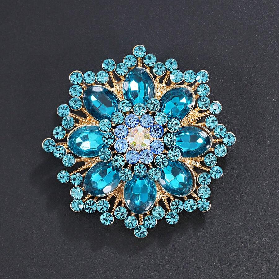 1 cái - Trâm cài áo hoa phong cách Bohemian cổ điển nhiều màu sắc cao cấp, thích hợp cho quần áo nữ, ba lô, mũ, tiệc tùng, đám cưới, quà tặng ngày lễ, phụ kiện tự làm trường học Halloween00 Trang sức Phụ kiện trang phục Túi xách Phụ kiện văn phòng Giáng sinh