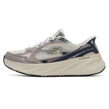 Skechers 休闲一脚蹬鞋，科技轻便透气女鞋，适合室内外，150650-OFNV - 白色褐色 - 查看 1