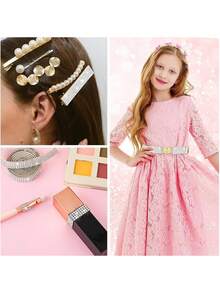 1 条 90 厘米水钻丝带，无限长自粘水钻贴纸丝带，闪闪发光的水晶钻石装饰丝带 - 彩色 - 查看 8