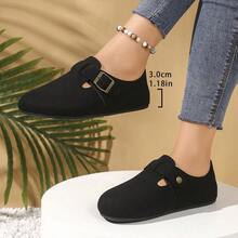 Zapatos casuales versátiles con soporte de arco retro para mujer 2025, para playa, deportes, casual, calle, con tira de tela, protección para los pies, hogar, resort de playa, primavera/otoño, suela media blanda