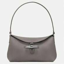 French New Cowhide Series Bamboo Buckle Flap Underarm Bag Handbag Box Shoulder Bag Ladies Bag