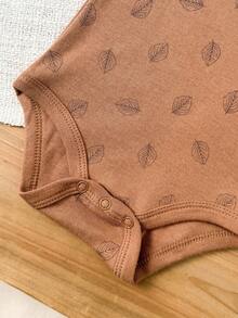 5 Pieces Baby Boys Casual Short Sleeves Cute Cartoon Baby Bodysuits Four Seasons - Multicolor - View 6