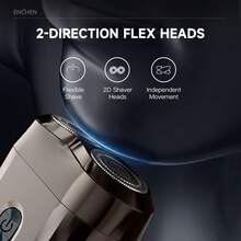 ENCHEN 剃须刀迷你磁性剃须刀头剃须刀防水电动便携式旅行剃须刀男士迷你 6