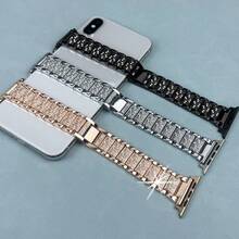 Bling Strap For Apple Watch Band Series 10 46mm 42mm 9 8 7 45mm 41mm Se 6 5 4 44mm 40mm 3 42mm 38mm Strap Metal Bracelet - S10-42 41 40 38mm - View 6