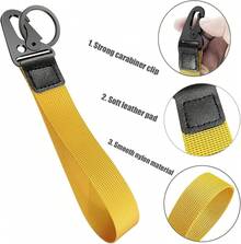 Universal Wrist Key Lanyard| Hands-Free Anti-Loss Strap, Adjustable & Unisex For Sports, Work & Outdoors - 黃色 - 查看 4