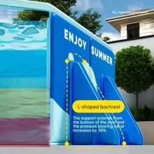 1pc Foldable Rectangular Swimming Pool, Large Non-Inflatable Swimming Pool, Family Mobile Water Park, Available In Multiple Sizes, Suitable For Whole Family, Summer Yard Water Entertainment, Party Pool, Foldable And Easy To Store, Multi-Component Design, Suitable For Yard And Backyard Entertainment, Can Be Used All Year Round.