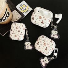 Cute Cartoon Dog Earbuds Case For AirPods Pro 2nd 1st Generation With Puppy Keychain IMD Shockproof Headphone Protective Cover For AirPods Pro Pro 2 Puppy - puppy - View 3