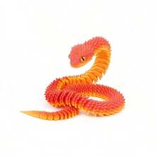 2/3 Stücke 30cm Schlangen Statue mit Locken - 3D gedrucktes Schlangen Spielzeug mit Schlangen Ei, mythisches Geschöpf Design, Dekoration für Zuhause, Stressabbau Spielzeug, geeignet für Weihnachten, ab 14 Jahren (zufällige Augenfarbe), Fidget Toy, 3D gedruckte Tiere - Schlange Viper, 3D Schlange, Mini 3D gedruckte Tiere, 3D gedruckte Schlangen, 3D gedruckte Schlange mit Ei