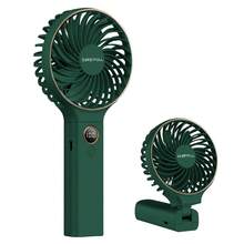 1pc Mini Portable Fan, Handheld Fan Personal Mini Fan USB Rechargeable,90° Foldable Battery Operated Mini Fan With LED Display, Desk Fan Working Time For Office Bedroom Outdoor Travel Camping Back To School Supplies - Multicolor - View 11
