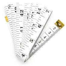 1/3/5 件软卷尺双刻度身体缝纫柔性裁缝工艺乙烯基尺子用于减肥医学身体测量，背面有厘米刻度，60 英寸