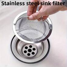 Sink Drain Basket Stainless Steel Sink Strainer For Most Kitchen,Kitchen Sink Strainer,Sink Strainers With Large Wide Rim For Kitchen Sinks,For Kitchen Sink/Bathroom Bathtub Wash Basin Floor Drain Balcony Drain Hole.It's The Perfect Choice For Christmas And Halloween Parties And Gatherings.